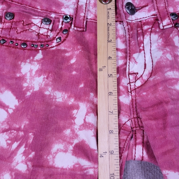 Miss Me Pink Tie-Dye Skinny Jeans - Picture 4 of 7
